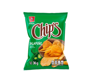 Papa frita Chips Jalapeno 36g