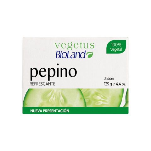 Jabón Pepino Refrescante Bioland, 125g