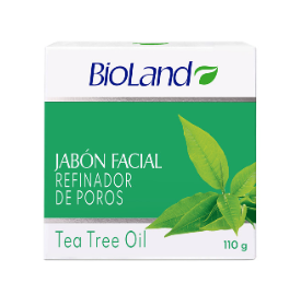 Jabón Facial Árbol de Té Bioland 110g