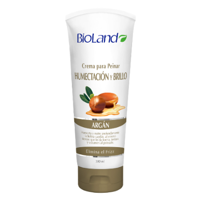 Crema Para Peinar Humect y Brillo Argan Bioland 300mL