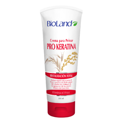 Crema para peinar pro keratina Bioland 300ml