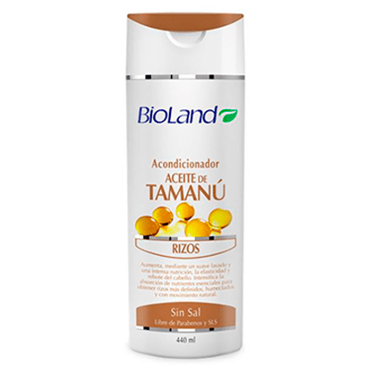 Acondicionador Bioland Rizos Tamanu 440ml