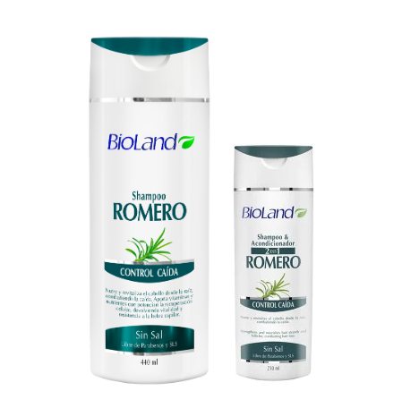 Shampoo Romero 440mL + Shampoo 2 en 1 210mL 