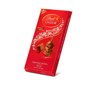 Chocolate de leche, Marca Lind, Barra 100g