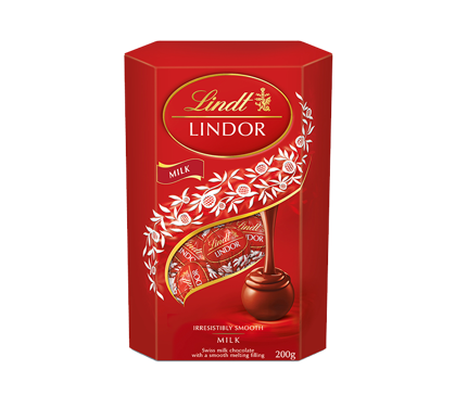 Chocolate Lindt Lindor Cornet Leche 200g