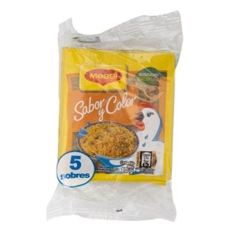 CONSOME COLOR Y SABOR MAGGI 1X5 PAQ 50g