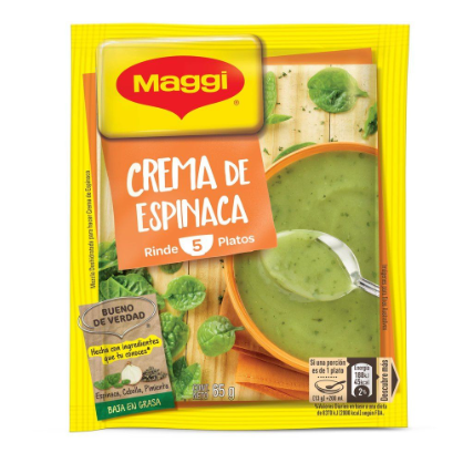 Sopa maggi crema de espinaca 65g