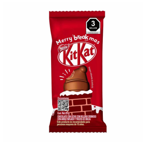 Chocolate Kit Kak relleno oblea y arroz inflado 29g