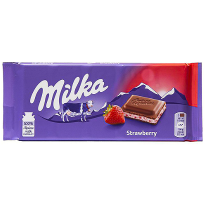 Chocolate Milka fresa 100 g