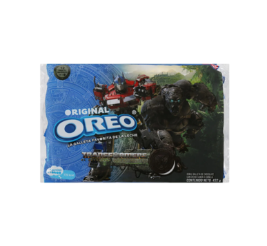 Oreo Regular Pequeña Transformers 12 unid 432g