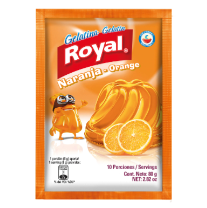 Gelatina Royal Naranja 80gr