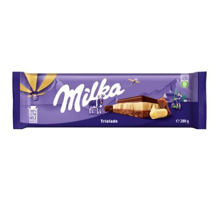 Chocolate Milka Triolade, 280g