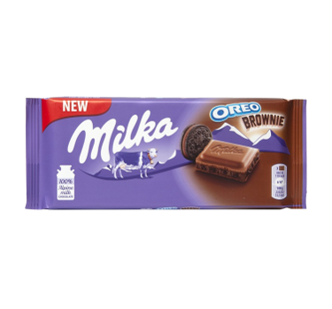 Chocolate Milka Oreo Brownie, 100g