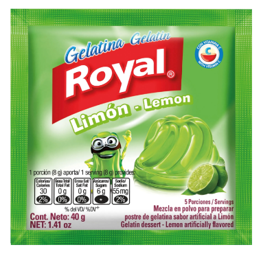 Gelatina Royal Limon pq 40g