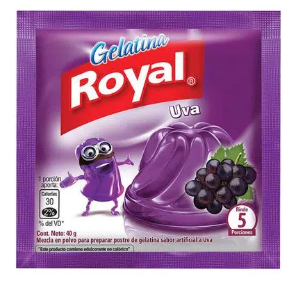 Gelatina Uva 40g Royal