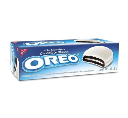 Galleta  Oreo Cubierta de Chocolate Blanco 131.2G