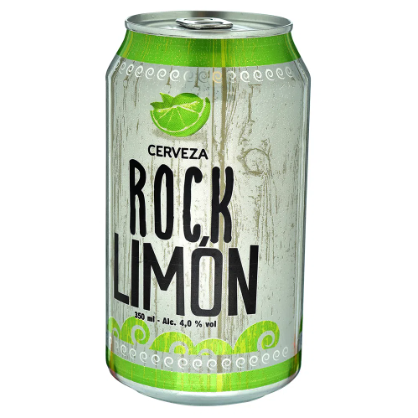 Cerveza Rock Limón Lata 350ml 4.1%