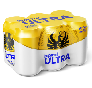 Cerveza Imperial Ultra Lata 6-pack 355ml C/U