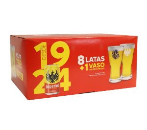 IMPERIAL 350ML LT 9PK + VASO