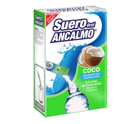 Suero en polvo Oral coco ancalmo 7.1 g unidad