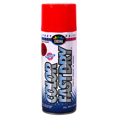 Pintura  En Spray Roja Marca Corona 400mL