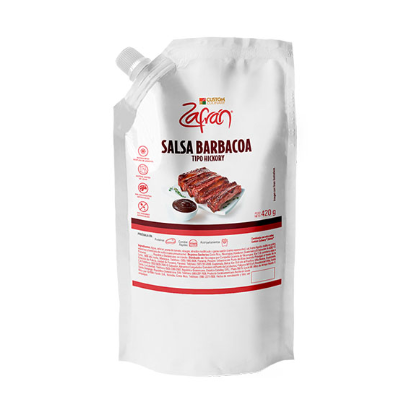 SALSA BARBACOA HICKORY ZAFRAN DP 420GR 12S