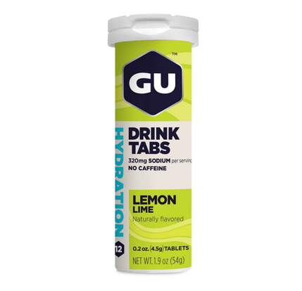Tableta Hidratante GU Limonada tubo