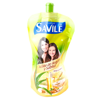 Shampoo Savilé  Aceite de Argán y Sábila 350 mL