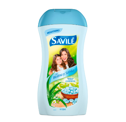 Shampoo Savilé  Biotina y Sábila 550 mL