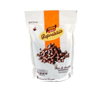 Chips Chocolate Semiamargo, Marca Cocoa Dulce, 340g