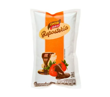 Choco cobertura reposteria 400g cocoa