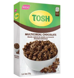 Cereal Multicereal Tosh Chocolate caja 300g