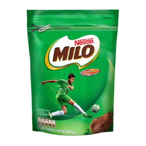 Bebida de chocolate milo activ-go doy pack 250g