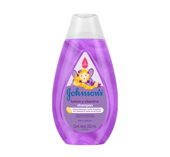 Shampoo fuerza y vitaminas Marca Johnsons 200ml