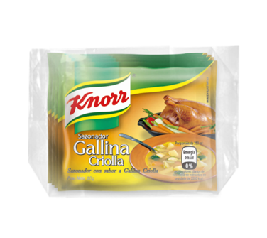 Sazonador Sabor a Gallina Criolla Knorr Sobre 1x4