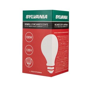 Bombillo luz blanca suave Marca Syllvania 100 watts