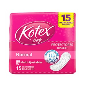 Protector Dia kotex Days Normal sin alas 15s