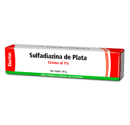 SULFADIAZINA DE PLATA 1% 30g GENFAR 