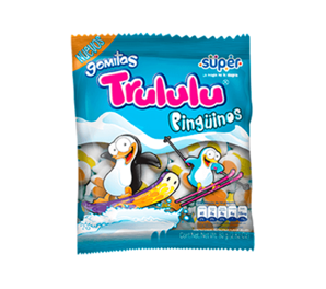 Gomita Trululu Pinguinos, Marca Super 90g