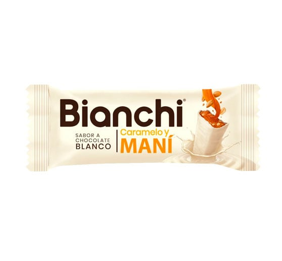 Chocolate Bianchi Barra caramelo mani 25g