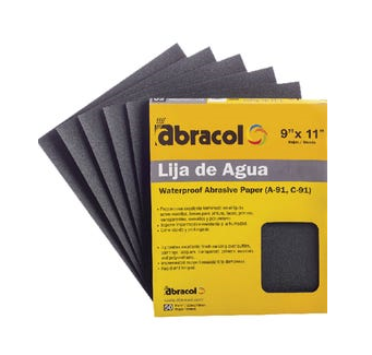 Lija Agua #100 Abracol unid Super Lite K-830