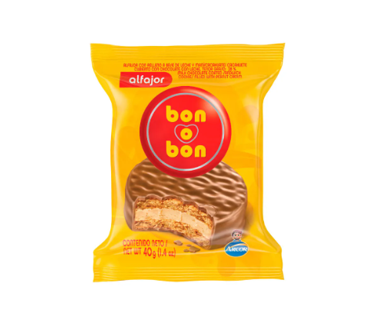 Bob o bon alfajor leche 40gr