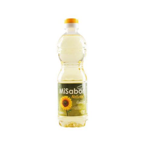 Aceite de Girasol Natural, Marca Mi Sabor, 500ml