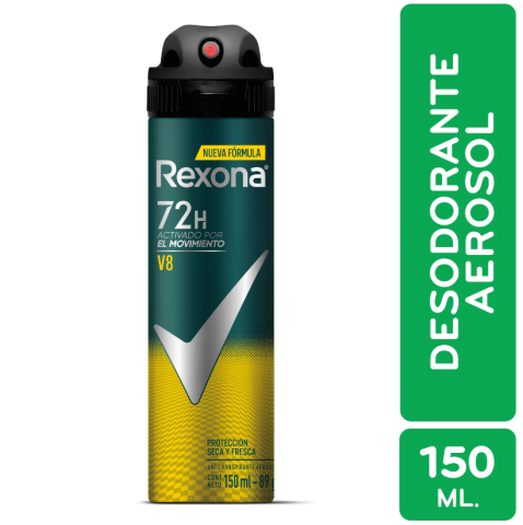 Desodorante Rexona Aerosol V8  90g 150 mL
