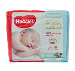 Pañal Huggies RN rojo 20u