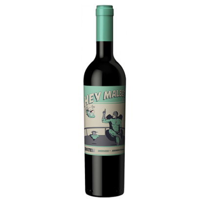 Vino Riccitelli Hey Malbec 2017 Argentina 750mL 
