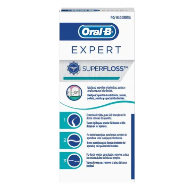 Hilo dental Super Floss Expert 50 unidades 