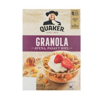 Granola Avena Pasas Miel  Quaker 320G