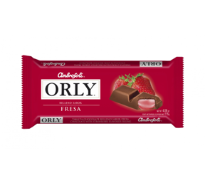 Chocolate Orly Frutilla Fresa 115g