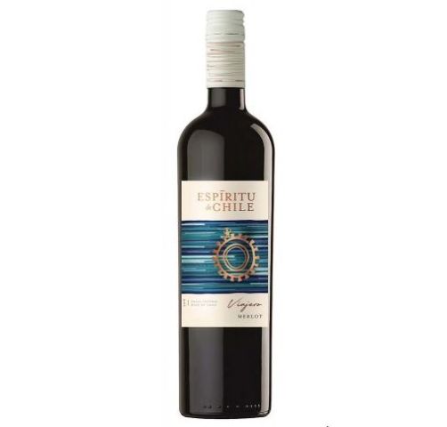 Vino tinto Merlot Espiritu de chile viajero Bot 750